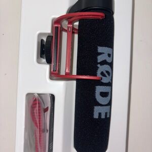 RØDE Black and Red Microphone for Cameras
